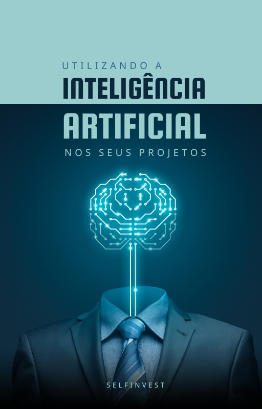 Capa Ebook Inteligência Artificial Moderno Azul